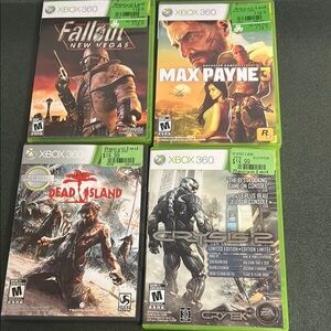 Video Game Bundle - Green Cases